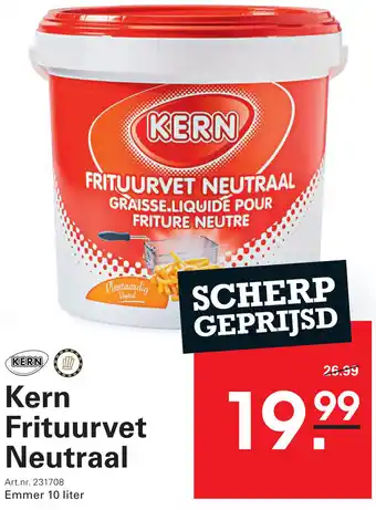Sligro Kern Frituurvet Neutraal aanbieding