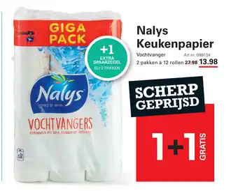 Sligro Nalys Keukenpapier aanbieding