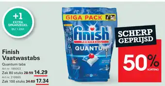 Sligro Finish Vaatwastabs aanbieding