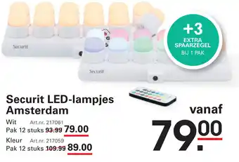 Sligro Securit LED-lampjes Amsterdam aanbieding