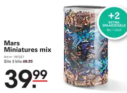 Sligro Mars Miniatures mix aanbieding