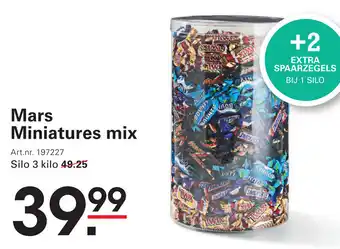 Sligro Mars Miniatures mix aanbieding