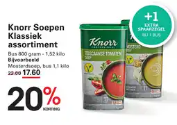 Sligro Knorr Soepen Klassiek assortiment aanbieding
