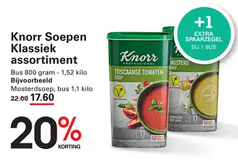 Sligro Knorr Soepen Klassiek assortiment aanbieding