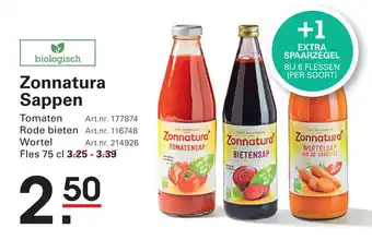 Sligro Zonnatura Sappen aanbieding