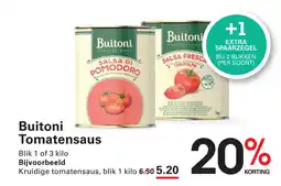Sligro Buitoni Tomatensaus aanbieding