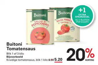 Sligro Buitoni Tomatensaus aanbieding
