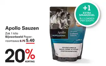 Sligro Apollo Sauzen aanbieding