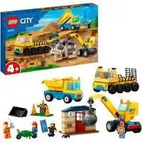 Bol.com LEGO City Kiepwagen bouwtruck en sloopkraan Voertuigen Speelgoed - 60391 aanbieding