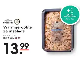 Sligro Warmgerookte zalmsalade aanbieding