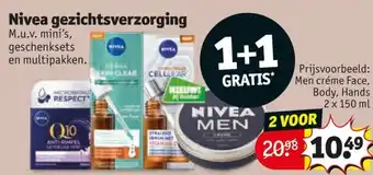 Kruidvat Nivea gezichtsverzorging aanbieding