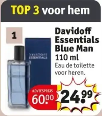Kruidvat Davidoff Essentials Blue Man aanbieding