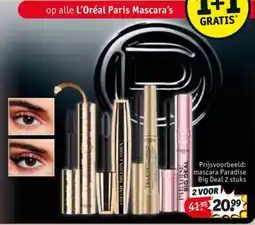 Kruidvat L'Oréal Paris Mascara's aanbieding