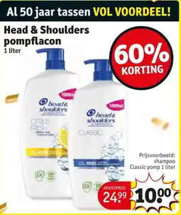 Kruidvat Head & Shoulders pompflacon aanbieding