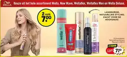 Kruidvat Keuze uit het hele assortiment Wella, New Wave, Wellaflex, Wellaflex Men en Wella Deluxe. aanbieding