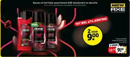Kruidvat Axe Deodorant en douche aanbieding