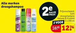 Kruidvat Alle merken droogshampoo aanbieding