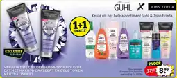Kruidvat Keuze uit het hele assortiment Guhl & John Frieda. aanbieding