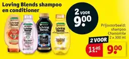 Kruidvat Loving Blends shampoo en conditioner aanbieding