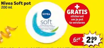 Kruidvat Nivea Soft pot aanbieding