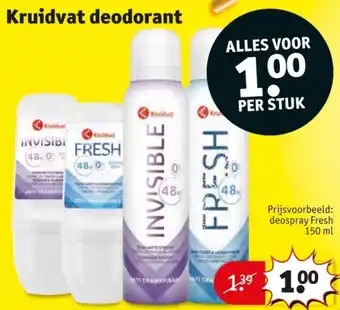 Kruidvat Kruidvat deodorant aanbieding