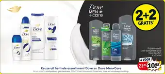 Kruidvat Dove en Dove Men+care aanbieding