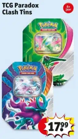Kruidvat TCG Paradox Clash Tins aanbieding