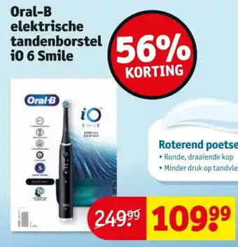 Kruidvat Oral-B elektrische tandenborstel i0 6 Smile aanbieding