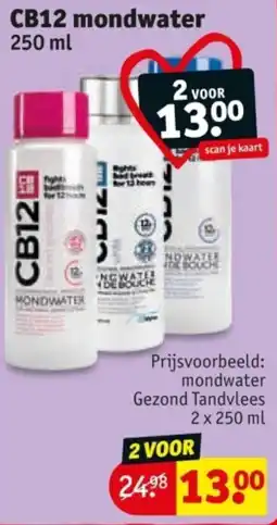 Kruidvat CB12 Mondwater aanbieding