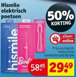 Kruidvat Hismile Elektrisch Poetsen aanbieding