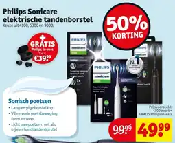 Kruidvat Philips Sonicare elektrische tandenborstel aanbieding