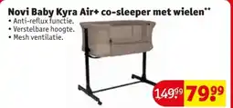 Kruidvat Novi Baby Kyra Air+ co-sleeper met wielen aanbieding