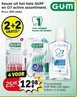 Kruidvat Keuze uit het hele GUM en O7 active assortiment. aanbieding