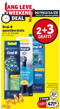 Kruidvat Oral-B opzetborstels aanbieding