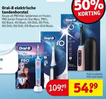 Kruidvat Oral-B elektrische tandenborstel aanbieding