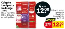 Kruidvat Colgate tandpasta in doosje aanbieding