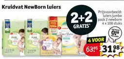 Kruidvat Kruidvat NewBorn luiers aanbieding