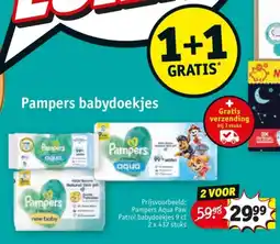 Kruidvat Pampers babydoekjes aanbieding