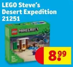 Kruidvat Lego Steve's Desert Expedition 21251 aanbieding