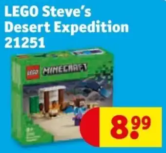Kruidvat Lego Steve's Desert Expedition 21251 aanbieding