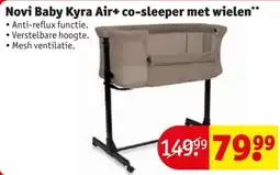 Kruidvat Novi Baby Kyra Air+ co-sleeper met wielen aanbieding