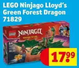 Kruidvat Lego Ninjago Lloyd's Green Forest Dragon 71829 aanbieding