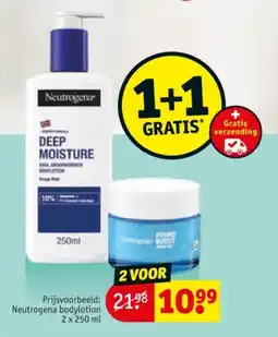 Kruidvat Neutrogena bodylotion aanbieding