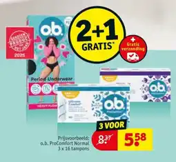 Kruidvat o.b. ProComfort Normal aanbieding