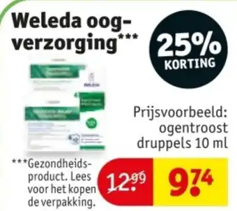 Kruidvat Weleda Oogverzorging aanbieding