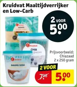 Kruidvat Kruidvat Maaltijdverrijker en Low-Carb aanbieding