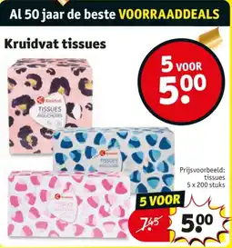 Kruidvat Kruidvat tissues aanbieding