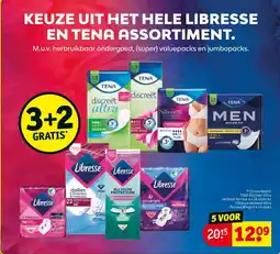 Kruidvat Keuze uit het hele libresse en tena assortiment. aanbieding