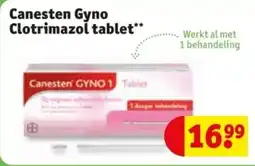 Kruidvat Canesten Gyno Clotrimazol tablet aanbieding