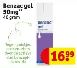 Kruidvat Benzac gel 50mg aanbieding